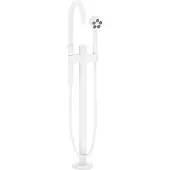 Hansgrohe AXOR One Einhebel-Wannenmischer freistehend, Ausladung 220mm, 48440700, Farbe: Weiß Matt