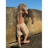 Swim Essentials Badehose, Flow Yellow/White, 122-128