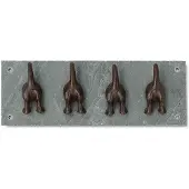 Esschert Design 4er Haken Hundeschwänze; LH151