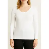 Entex Frauen Thermo T-Shirt Liesl | Grösse: L | Farbe: Elfenbein