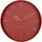 Karlsson - Wanduhr Petals - Rot - Ø40cm