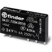 Finder Steck-/Printrelais 5VDC 6A Serie 34