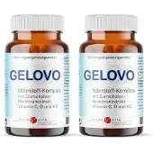 FORUM VITA Knochen & Knorpel Kapseln mit Glucosamin, Kollagen und Hyaluronsäure | Gelovo 2x30 St Weichkapseln