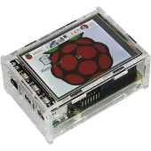 Raspberry Pi Computergehäuse - Acryl, Glas - Transparent - 8,1 cm (3,2 Zoll) Display - Touchscreen