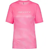 SCOTT SCO Tee Ws Vertic LT SS digital pink 38