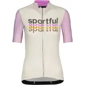 Sportful - Women's Supergiara Logo 2 Jersey - Radtrikot Gr S beige