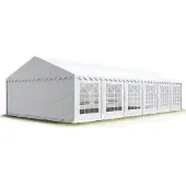 Sonstiges TOOLPORT Partyzelt Festzelt 6x12 m Garten-Pavillon PVC Plane 700 N in weiß Wasserdicht