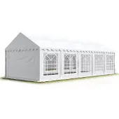 Sonstiges TOOLPORT Partyzelt Festzelt 5x10 m Garten-Pavillon PVC Plane 700 N in weiß Wasserdicht