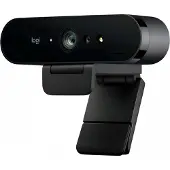 Logitech Brio 4K-Webcam for Business, biometrische Anmeldung mit Windows Hello, automatische Beleuchtungskorrektur, Geräuschunterdrückung, funktioniert Microsoft Teams, Google Meet, PC/Mac - Graphit