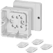 Hensel 6000037 Kabelabzweigkasten bis 2,5 qmm 3phasig, 4 qmm 1phasig, ohne Klemme DP 9020 - 5 Stück