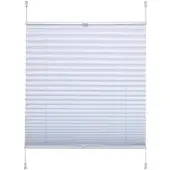 Liedeco Plissee "Klemmfix Thermo" Gr. 5, weiß, B:90cm H:130cm, Obermaterial: 100% Polyester, Plissees, Plissee
