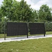 Wattstone GmbH 1600W PV-Zaun Anlage inkl. Halterung angewinkelt