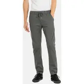 REELL Reflex Easy ST Herren Hose Grau L Stretch-Twill Konischer Schnitt Kordelzugbund