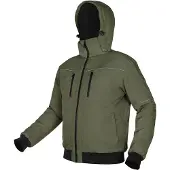 GRUPA TOPEX Kurtka ocieplana z kapturem OUTDOOR zielona rozmiar L