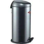 Wesco Abfalleimer CAPBOY Maxi in GRAPHIT mit Abfallvolumen 22 Liter / Treteimer