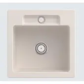 Villeroy & Boch Keramikspüle 334501KR, Siluet 50 S Einbauspüle - inkl.