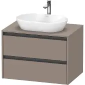 Duravit Waschtischunterschrank Ketho.2 80x55cm, ba m, Pl m 1 Ausschn, wandhängend
