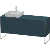 Duravit Waschtischunterbau XSQUARE 778x1600x548mm Be li na-bl seidenmatt
