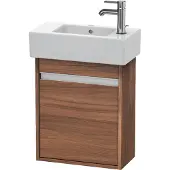 Duravit Waschtischunterschrank Ketho 45x22,5x55cm, wandhängend, T re, Nussb natur