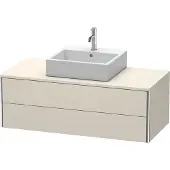 Duravit Waschtischunterbau XSQUARE 400x1200x548mm taupe matt