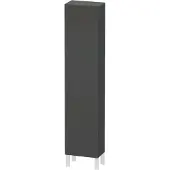 Duravit Hochschrank L-CUBE 400x243x1760mm Ans links graphit matt Anschlag links graphit matt