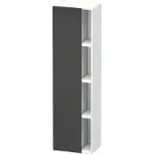 Duravit Hochschrank DuraStyle 50x36x180cm, Tür li, graph matt/we matt