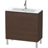 Duravit WT-Unterbau L-CUBE Compact 704x820x391mm nussbaum gebürstet
