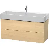 Duravit Waschtischunterbau L-CUBE 544x1184x459mm mediterrane eiche