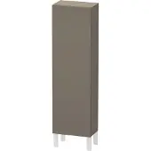 Duravit Halbhochschrank L-CUBE 400x243x1320mm Ans re fla gr seidenmatt Anschlag rechts flannel grey seidenmatt