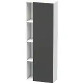 Duravit Hochschrank DURASTYLE 240x500x1400mm Ans re grap matt/weiß ma Anschlag rechts graphit matt/weiß matt