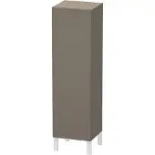 Duravit Halbhochschrank L-CUBE 400x363x1320mm Ans li fla gr seidenmatt Anschlag links flannel grey seidenmatt