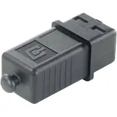 Telegärtner Staubschutzkappe für Stecker Variante 4 H80030A0001 Schwarz H80030A0001 1 St.