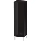 Duravit Halbhochschrank L-Cube 40x36,3x132cm, Tür li, schwarz Hochglanz