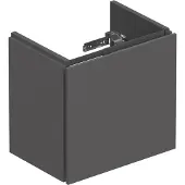 Duravit Waschtischunterbau L-CUBE 294x420x400mm Ans rechts graphit matt