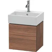 Duravit Waschtischunterbau L-CUBE 400x434x341mm Ans rechts nussbaum natur
