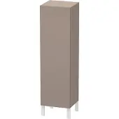 Duravit Halbhochschrank L-Cube 40x36,3x132cm, Tür links, basalt matt