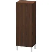 Duravit Halbhochschrank L-Cube 50x36,3x132cm, Tür li, Nussb gebürstet