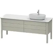 Duravit Luv Waschtischunterbau stehend, 1733 x 570 mm, 2 Schubkästen, 2 Auszüge, LU9568R6060