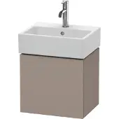 Duravit Waschtischunterbau L-CUBE 400x434x341mm Ans rechts basalt matt
