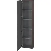 Duravit Hochschrank L-CUBE 400x243x1760mm Ans li Ei du gebürstet Anschlag links eiche dunkel gebürstet