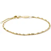 Thomas Sabo Charm-Armband Singapur Design vergoldet