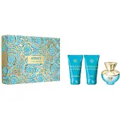 Versace Dylan Turquoise Pour Femme Set Eau de Toilette Spray 50ml + Körpergel 50ml + Duschgel 50ml