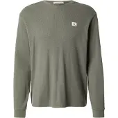 Calvin Klein Jeans Langarmshirt "LS WAFFLE BADGE CREWNK TEE" Mit Rundhalsausschnitt