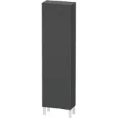Duravit Hochschrank L-CUBE 500x243x1760mm Ans links graphit matt Anschlag links graphit matt