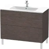 Duravit Waschtischunterbau L-CUBE 1020x481x704mm eiche dunkel gebürstet