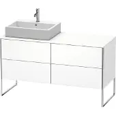 Duravit Waschtischunterschrank XSquare 140x77,8x53,8cm, 4 AZ, st, B li, we matt