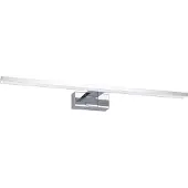 Eglo LED Spiegelleuchte Conettilla, Lampe Spiegel Badezimmer, Spiegellampe aus Aluminium in Chrom und Kunststoff, warmweiß - kaltweiß, IP44, L 60 cm
