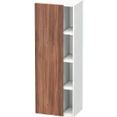 Duravit Hochschrank DuraStyle 50x36x140cm, Tür li, Nussb nat/weiß matt