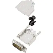 Encitech DTZK15-HDP26-W-K 6355-8012-02 D-SUB Stiftleisten-Set 180 ° Polzahl (num