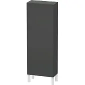 Duravit Halbhochschrank L-CUBE 500x243x1320mm Ans rechts graphit matt Anschlag rechts graphit matt